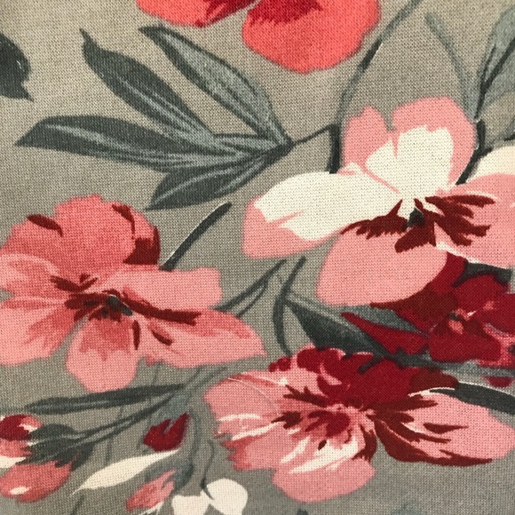 French Terry Floral Joggers - Picture 5 of 6